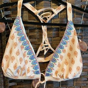 Swimsuits For All Racerback NWT Plus 14 Bikini Top